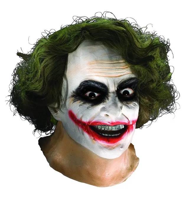 rubie-s-deluxe-joker-maske-latex-erwachsene-haar image 1