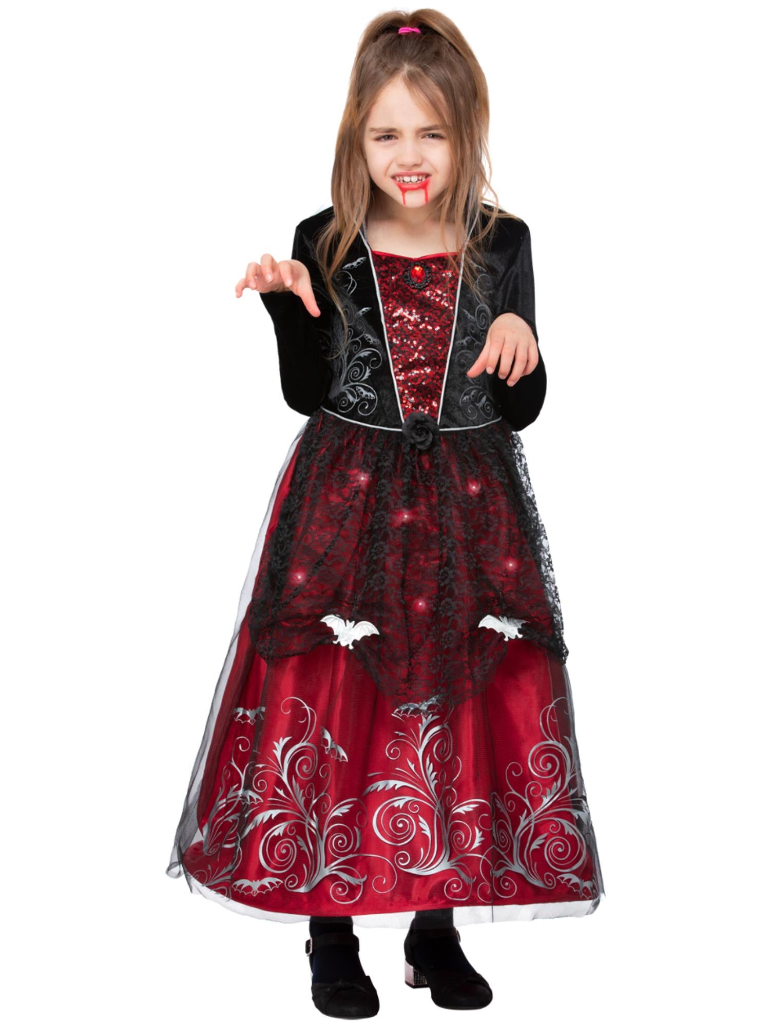 smiffys-fever-deluxe-vampiress-kost-m-gr-m-7-9-mit-licht image 1