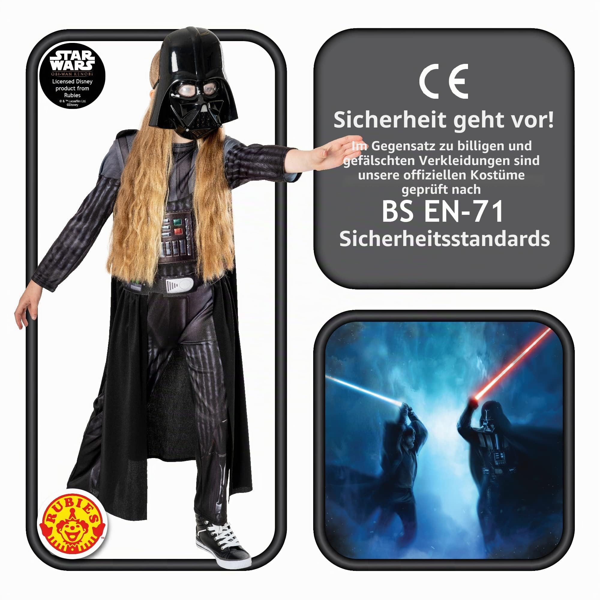 rubie-s-deluxe-darth-vader-kost-m-kinder-m-kenobi-maske image 3