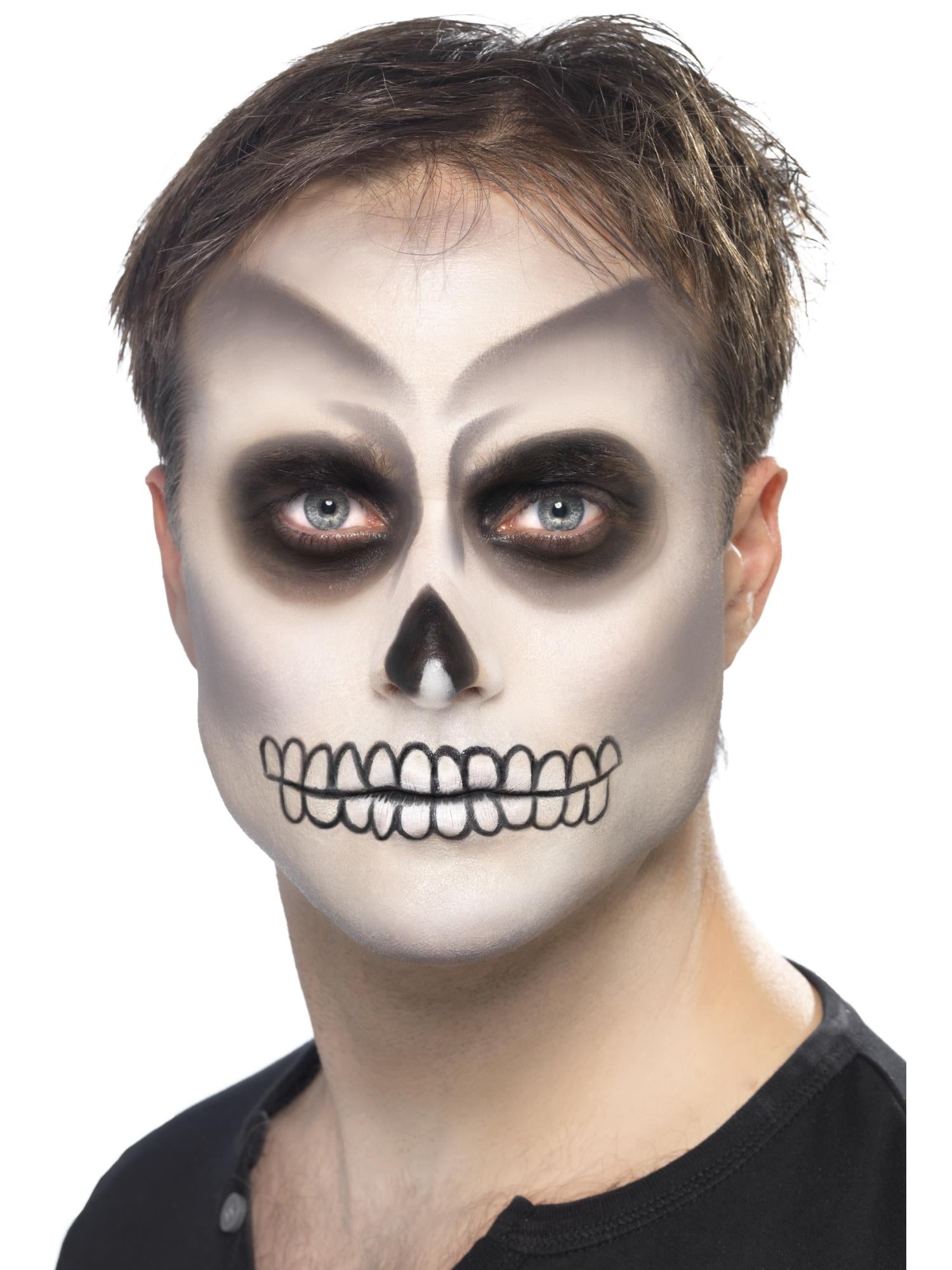 smiffys-makeup-fx-skeleton-schminkset-schwarz-wei image 4