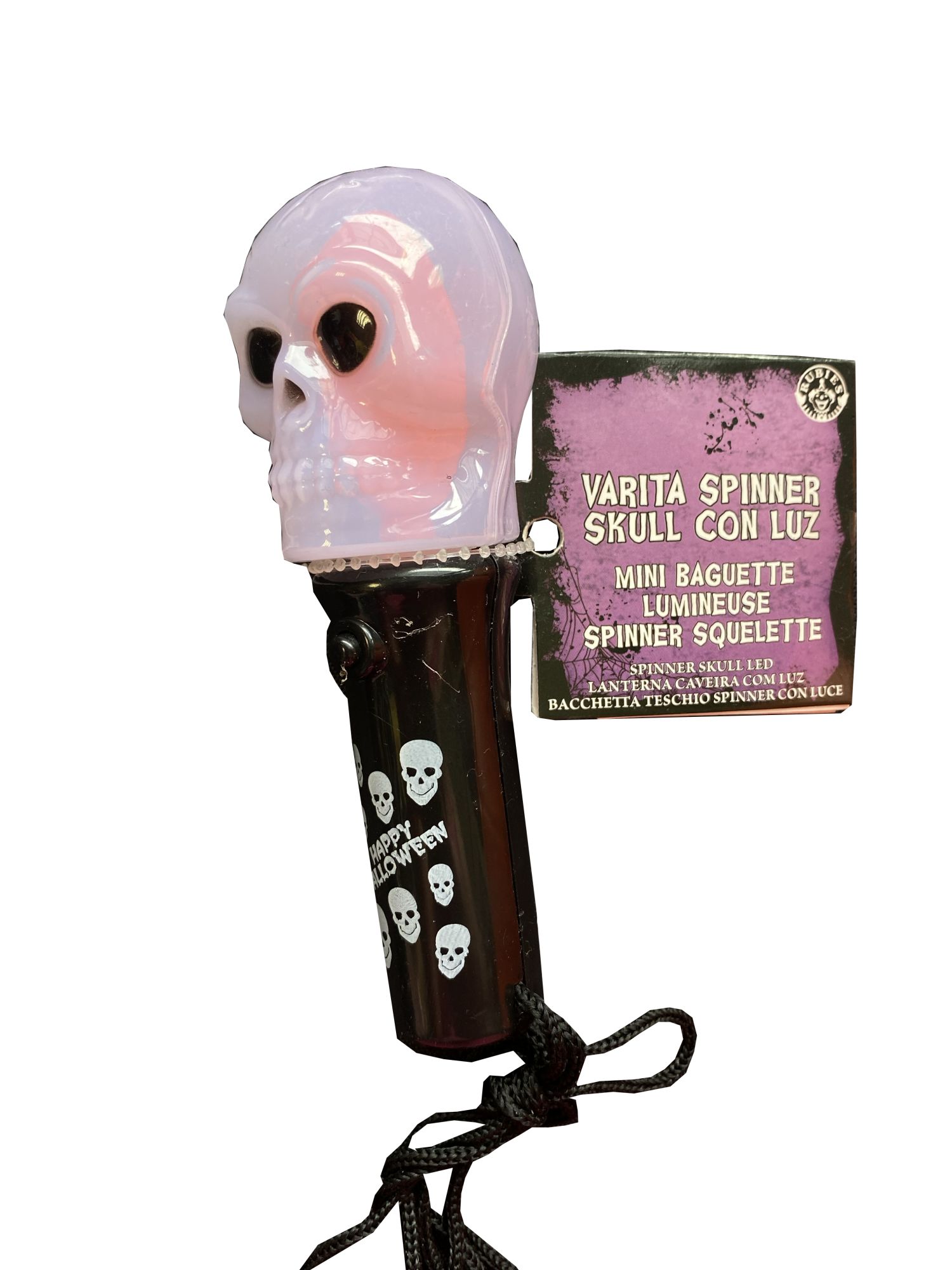 rubies-spinner-skelett-mini-leuchtstab-led-taschenlampe image 2