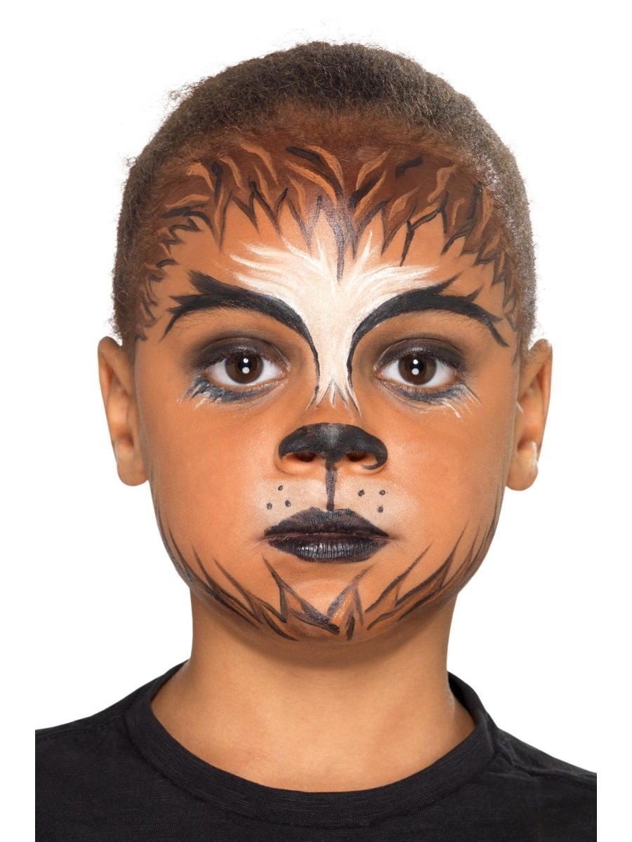 smiffys-fever-werwolf-schminkset-kinder-braun-4-farben image 5