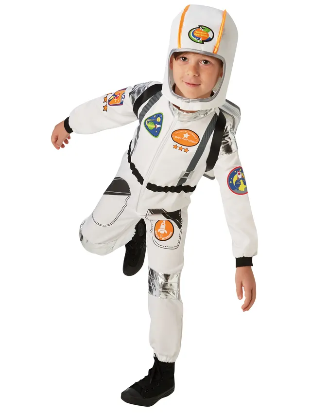 rubies-astronaut-kost-m-wei-mit-helm-und-rucksack image 1