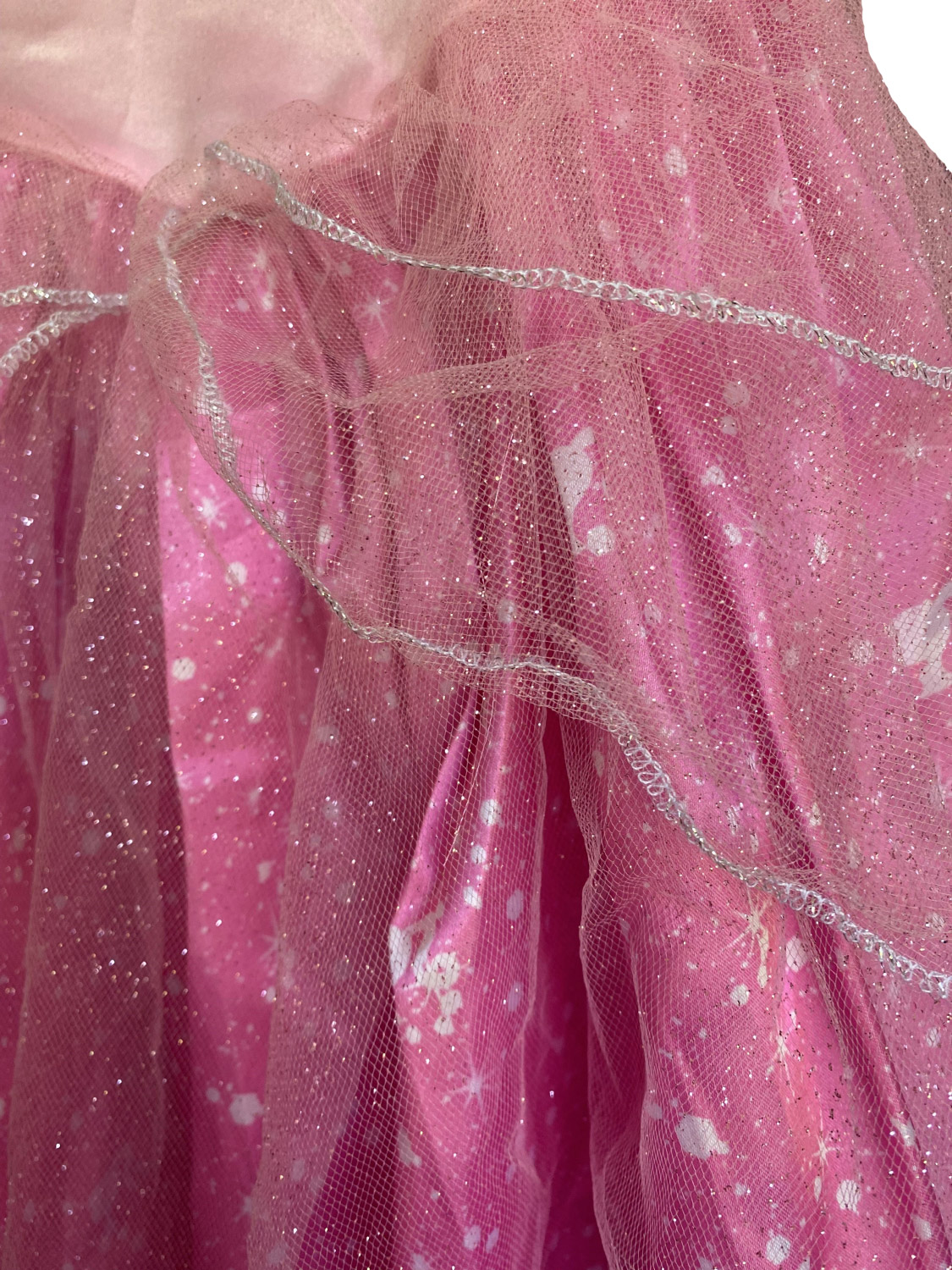 rubies-barbie-prinzessin-kost-m-rosa-mit-tiara-glitzer image 5