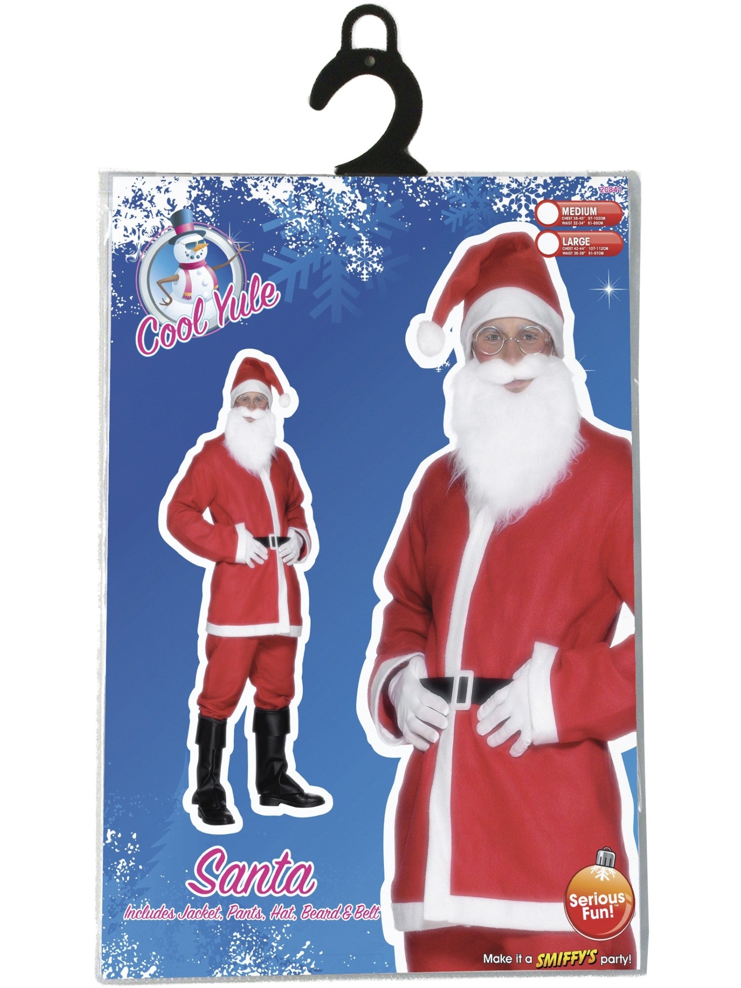 smiffys-fever-santa-suit-weihnachtsmannkost-m-rot-m image 2