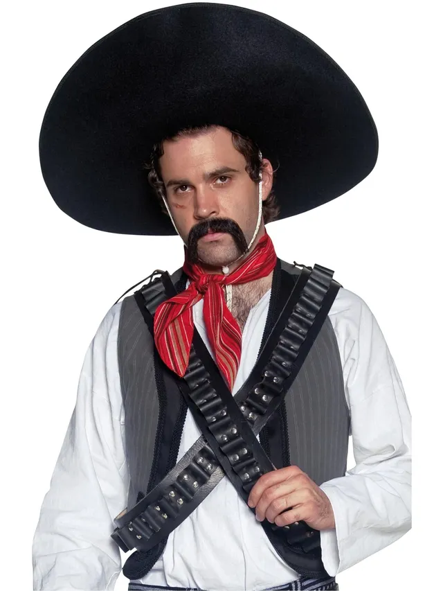 smiffys-fever-mexican-bandit-sombrero-schwarz-erwachsene image 1