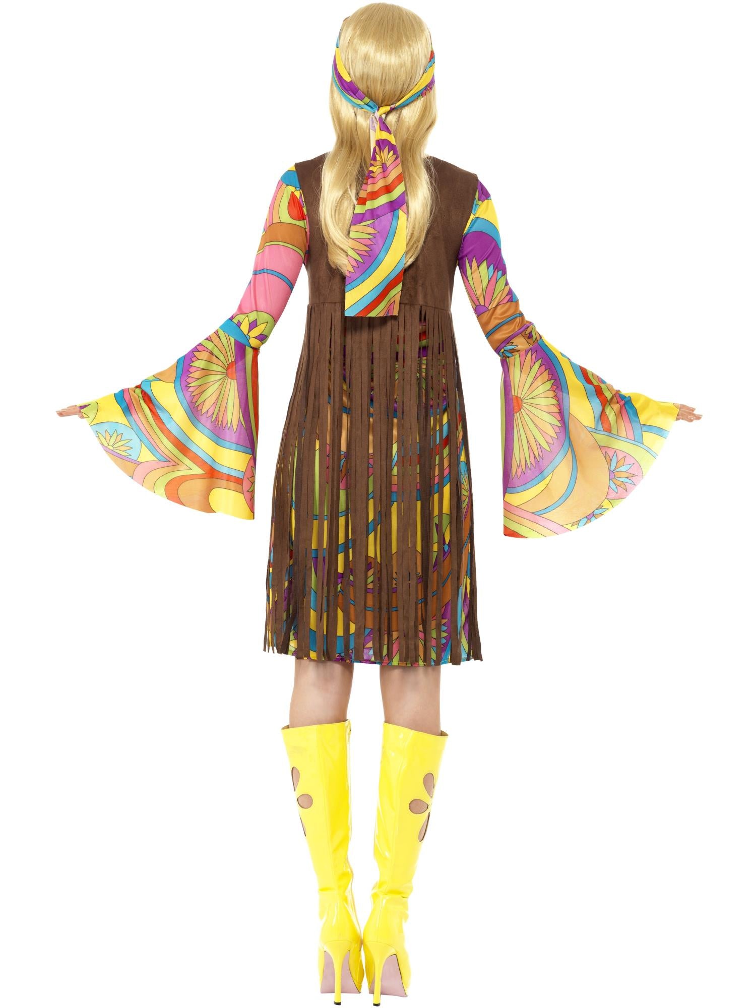 smiffys-fever-60er-groovy-lady-hippie-kost-m-damen-m image 2