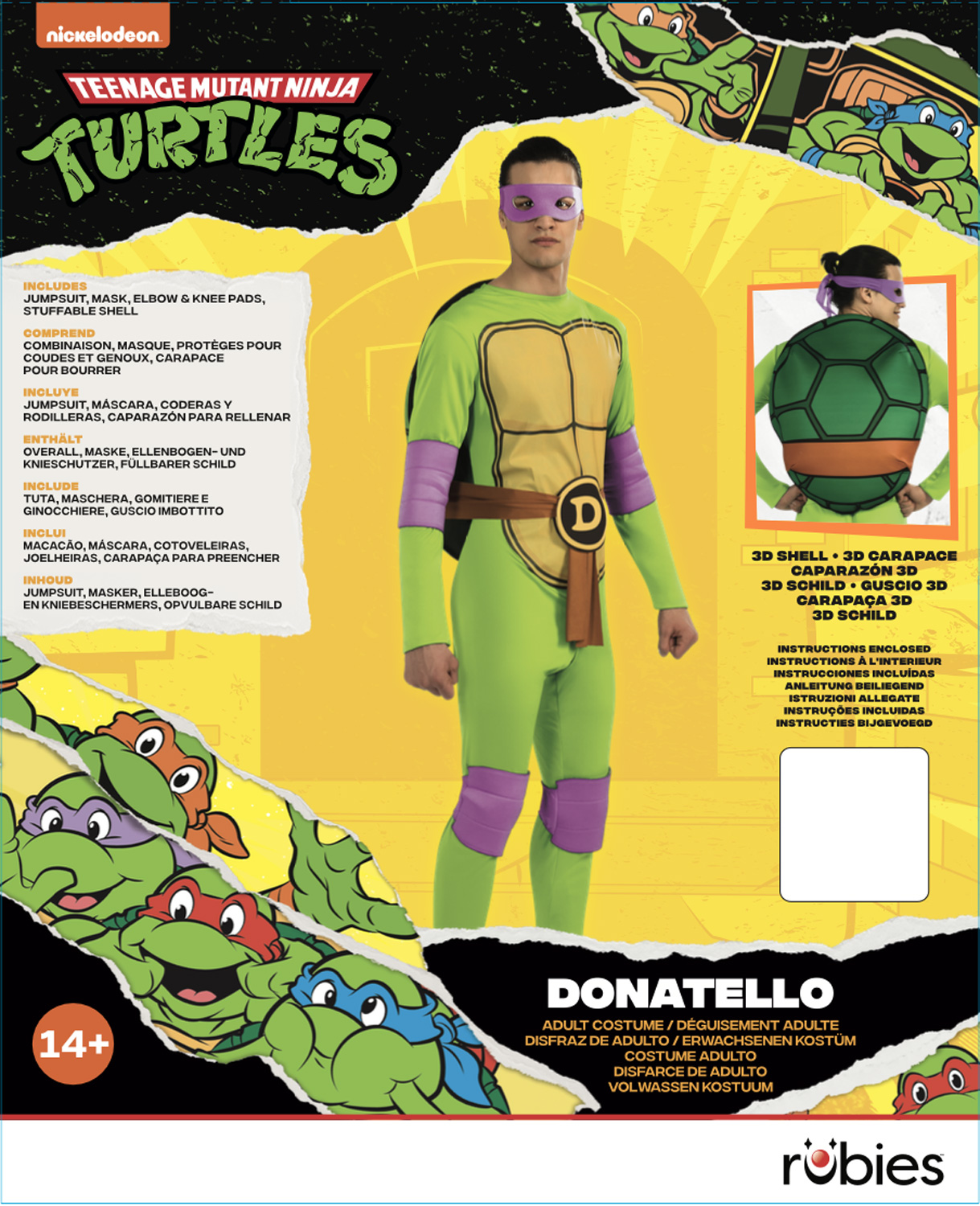 rubies-d-guisements-tmnt-donatello-kost-m-erwachsene image 3
