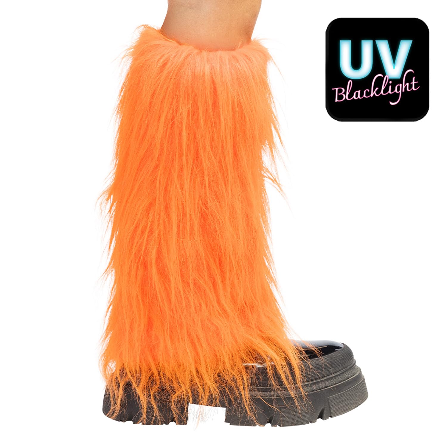 boland-neon-beinstulpen-kunstfell-neonorange image 3
