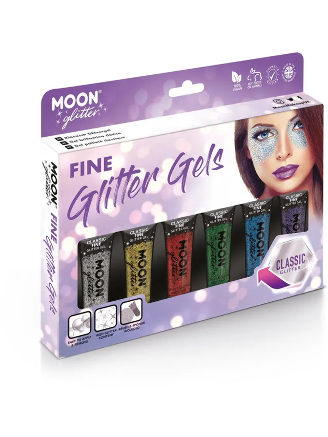 moon-glitter-glitzer-gel-boxset-6-farben-mit-pinsel-vegan image 1