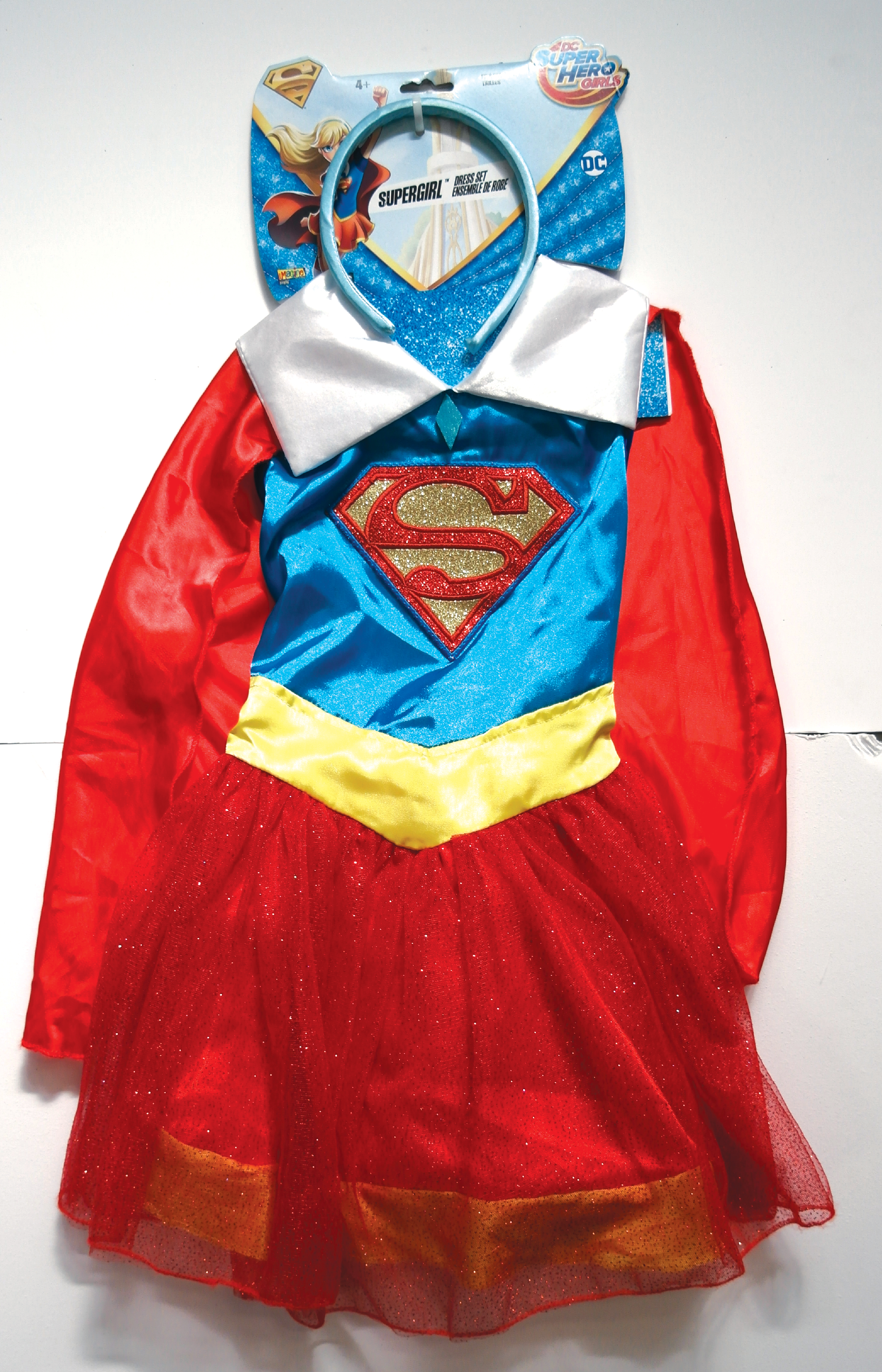rubie-s-supergirl-tutu-kleid-mit-cape-und-haarband image 5