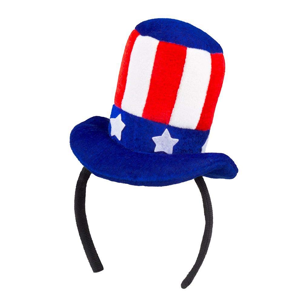 boland-headwear-usa-mini-zylinder-uncle-sam-haarreif-one-size-pl-sch image 1