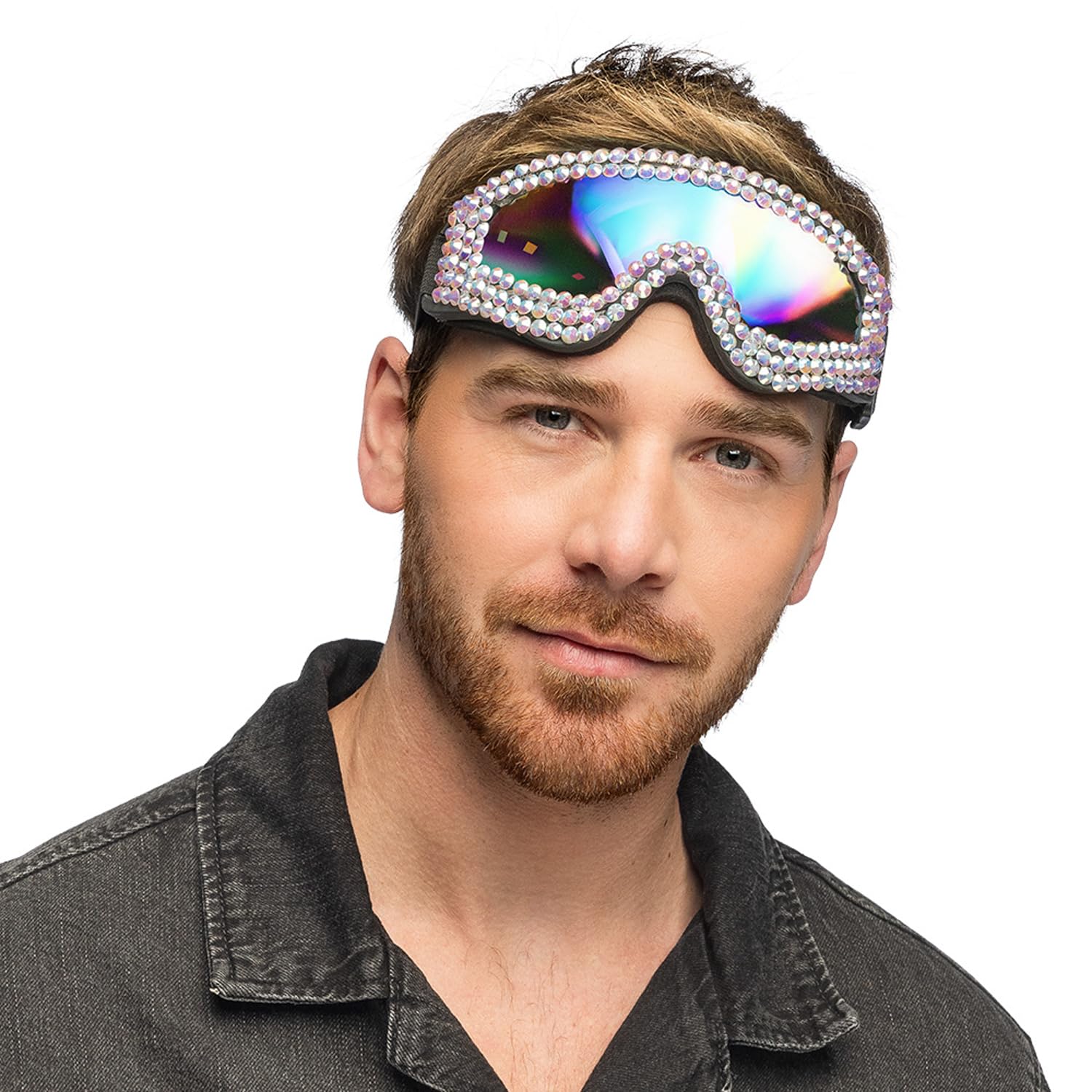 boland-la-folie-party-skibrille-schwarz-mit-strass image 3