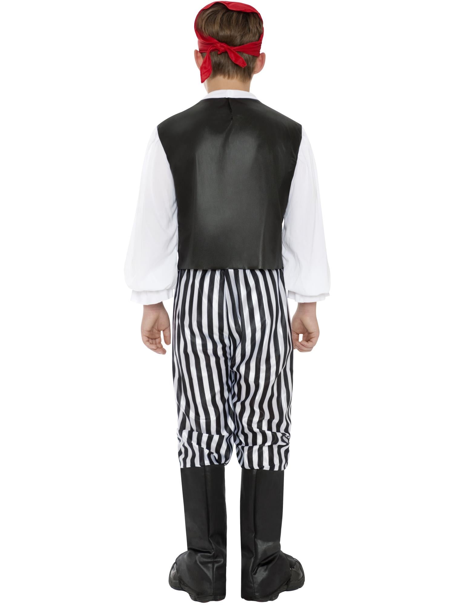 smiffys-fever-piratenkost-m-kinder-schwarz-gr-m-7-9-jahre image 2