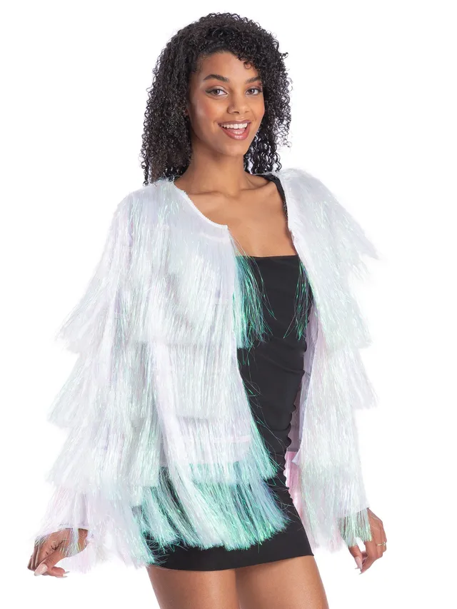 smiffys-fever-tinsel-festival-jacke-wei-iridescent image 1