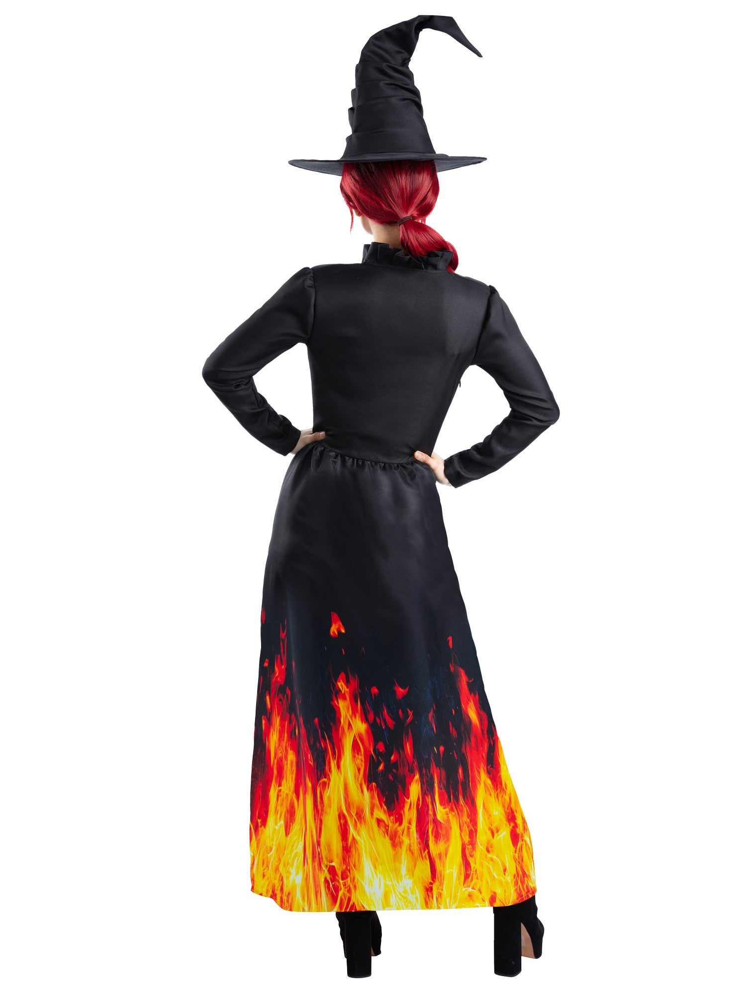 smiffys-fever-burning-witch-hexenkost-m-damen-schwarz-m image 2