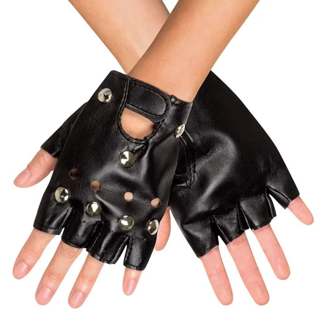 boland-accessories-biker-handschuhe-schwarz-one-size-fingerlos image 1