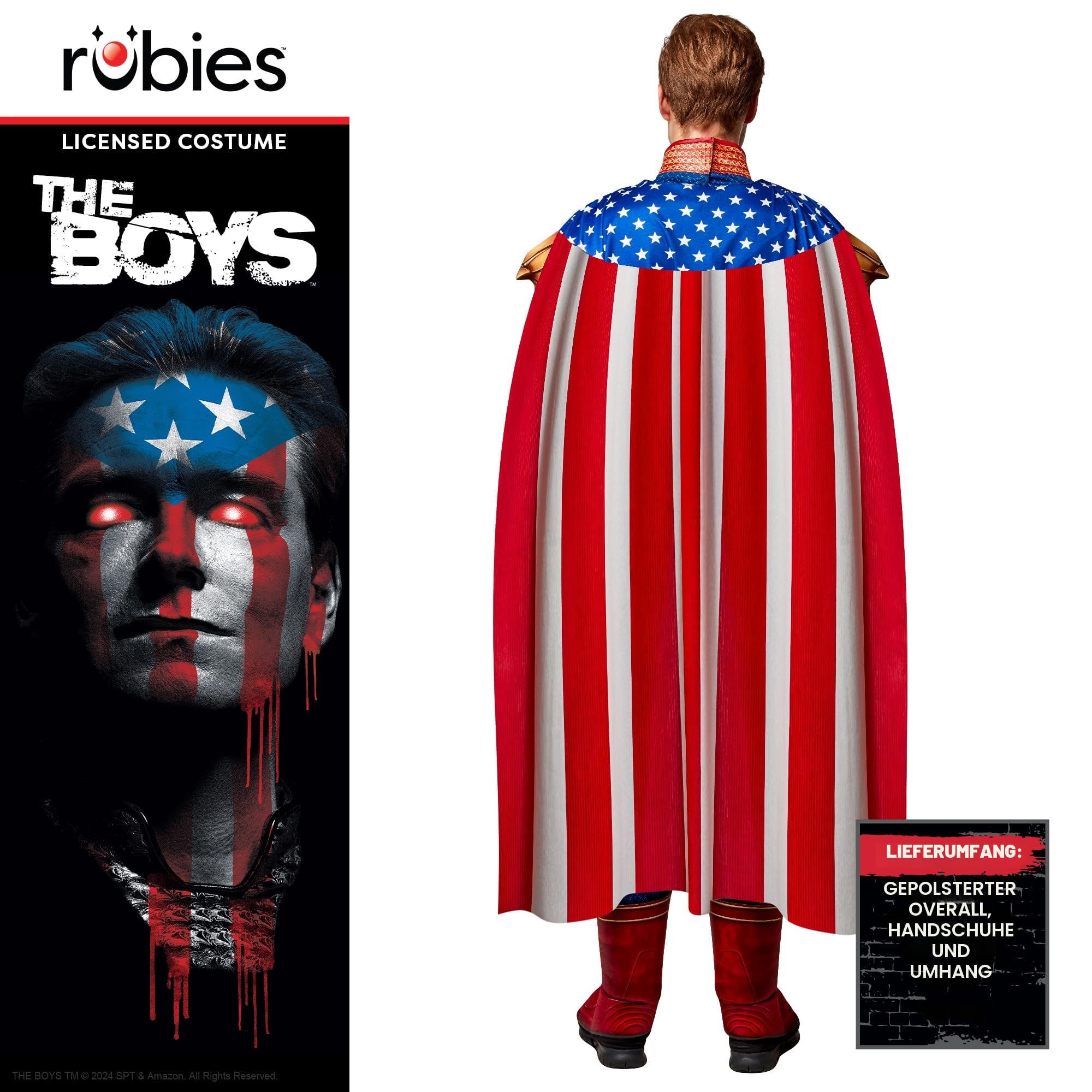 rubie-s-deluxe-homelander-kost-m-herren-superheld-xl image 4