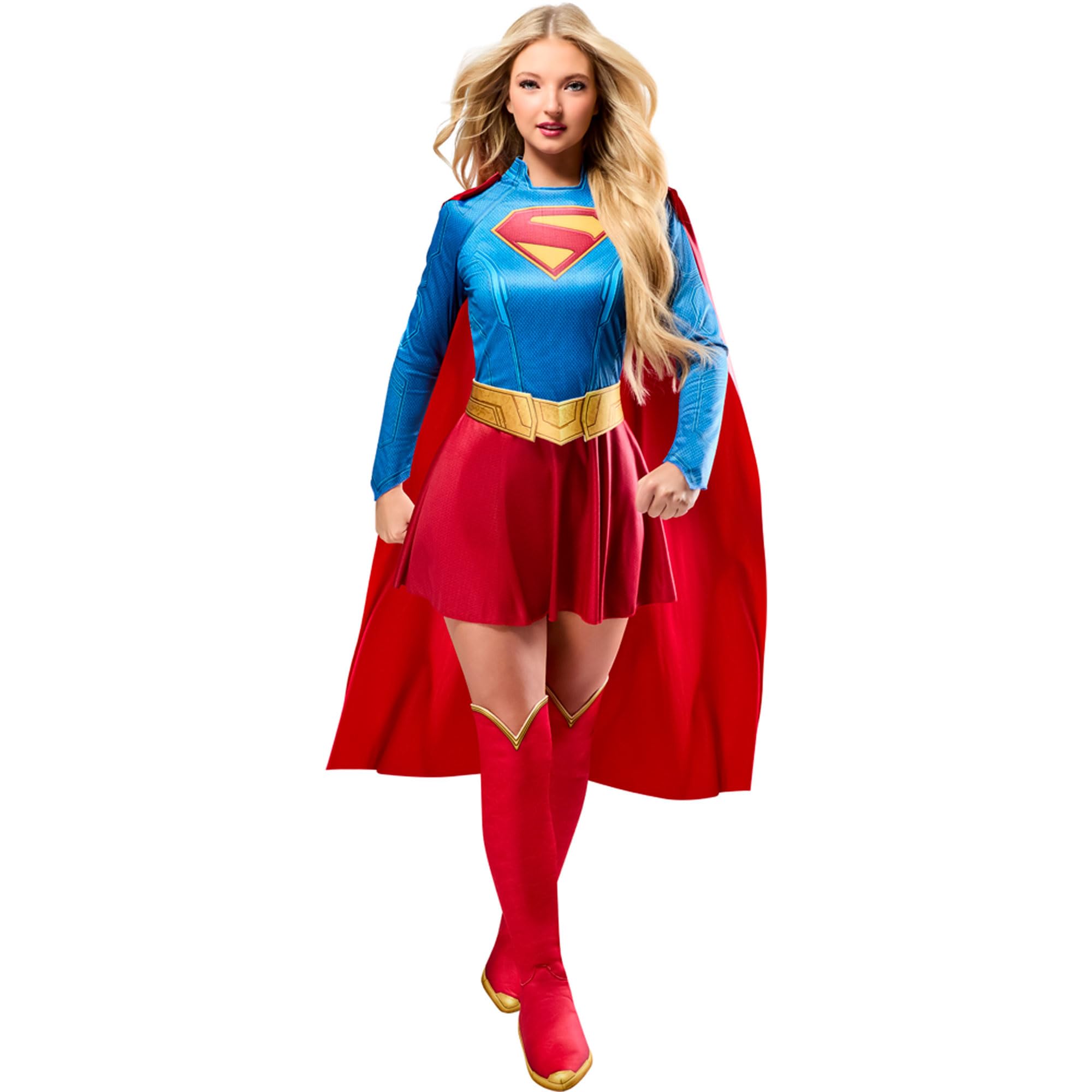 rubie-s-deluxe-supergirl-kost-m-damen-xl-kleid image 1