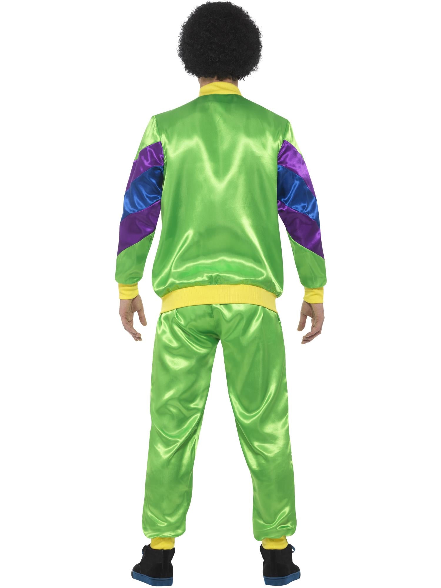 smiffys-fever-80er-shell-suit-kost-m-herren-gr-n-2-tlg image 2