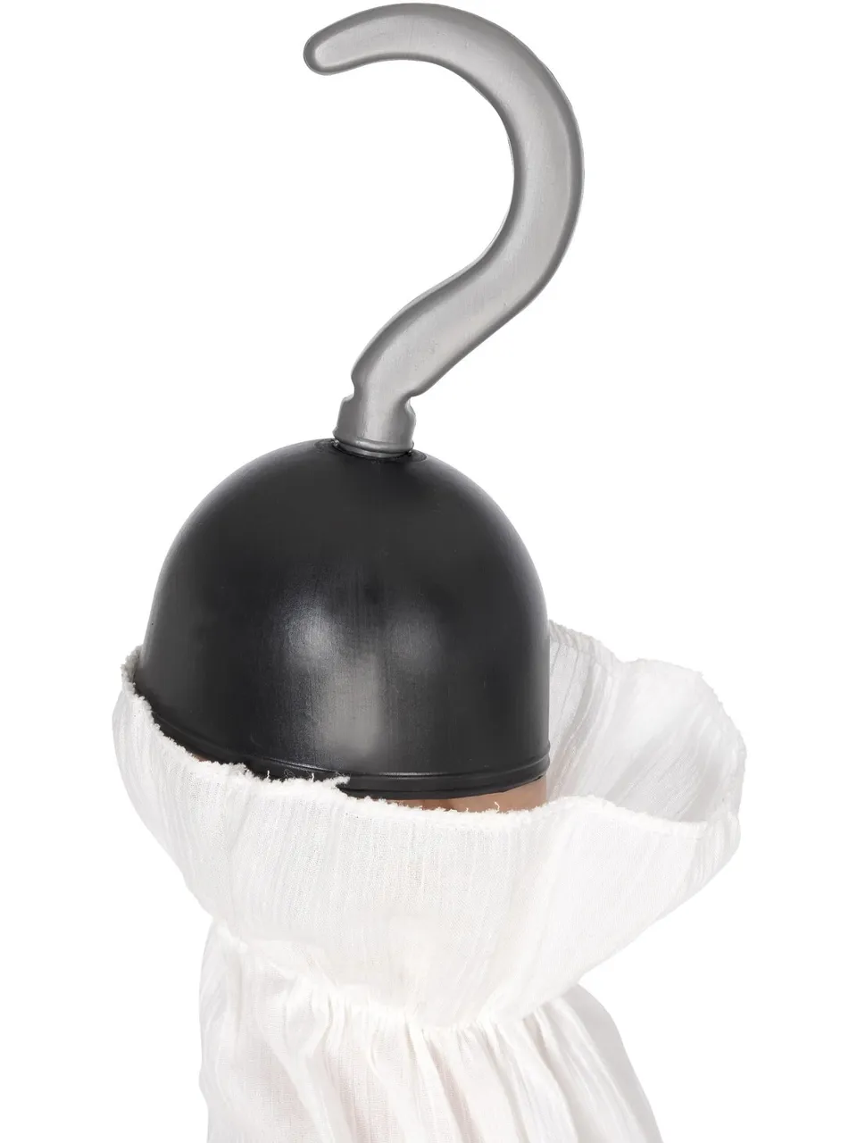 smiffys-fever-piratenhaken-schwarz-silber-hakenhand image 1