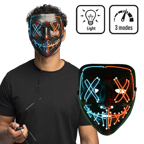 boland-killer-smile-led-horror-maske-gesichtsmaske-mit-licht image 8