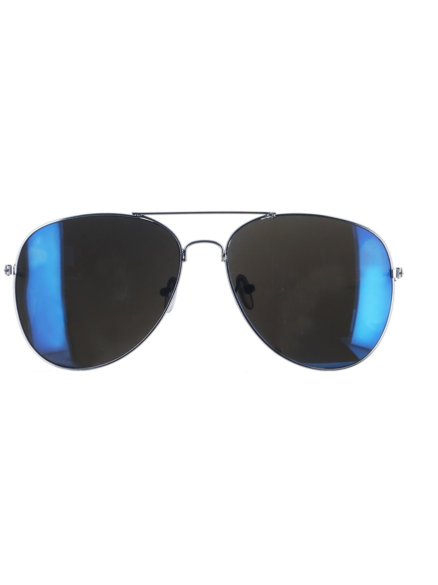 smiffys-fever-aviator-specs-pilotenbrille-blau-verspiegelt image 3