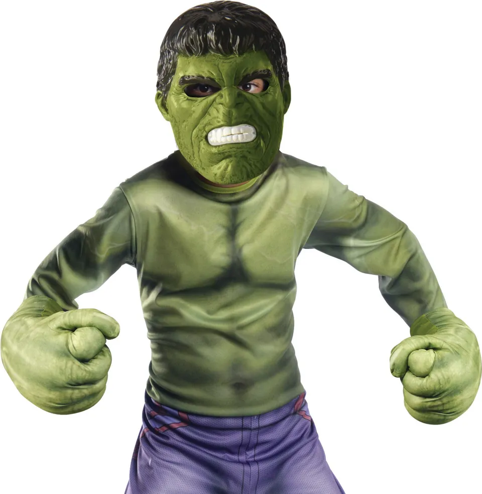 rubies-hulk-maske-riesen-handschuhe-set-gr-n image 1
