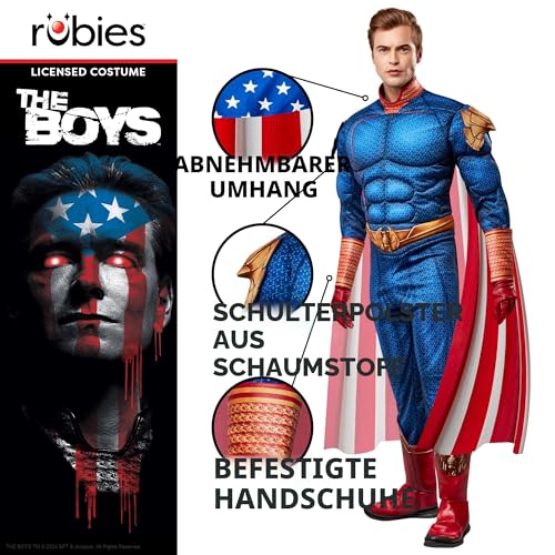 rubie-s-deluxe-homelander-kost-m-herren-superheld-xl image 8