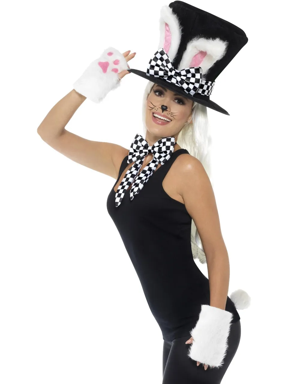 smiffys-fever-march-hare-kost-m-set-4tlg-mit-zylinder image 1