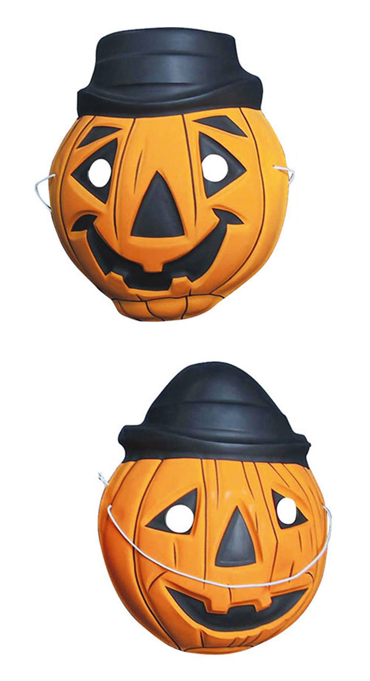 rubies-france-k-rbis-maske-pvc-kinder-halloween-orange image 1