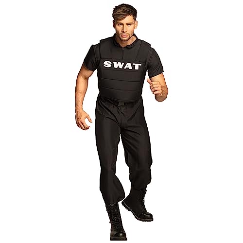 boland-swat-officer-kost-m-herren-gr-e-50-52-schwarz-mit-weste image 4