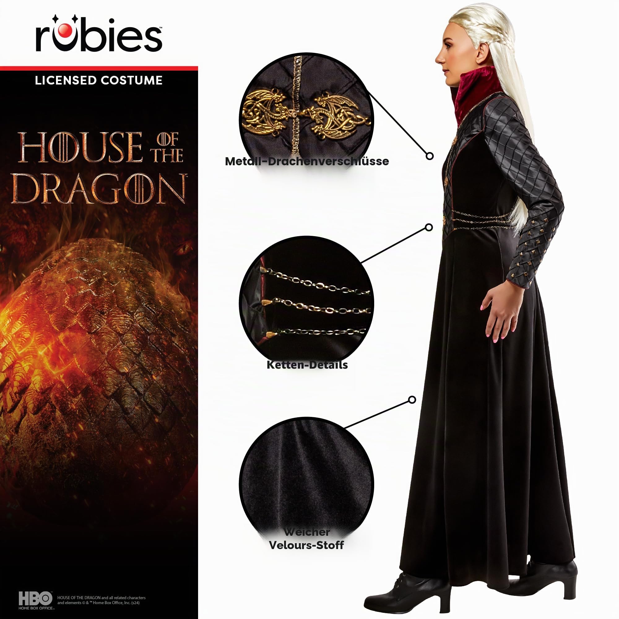 rubie-s-deluxe-rhaenyra-targaryen-kost-m-damen-l image 3