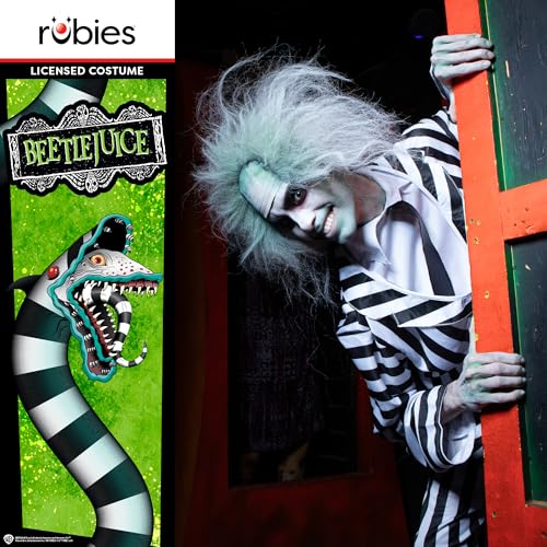rubie-s-deluxe-beetlejuice-kost-m-herren-m-l-anzug-gestreift image 7