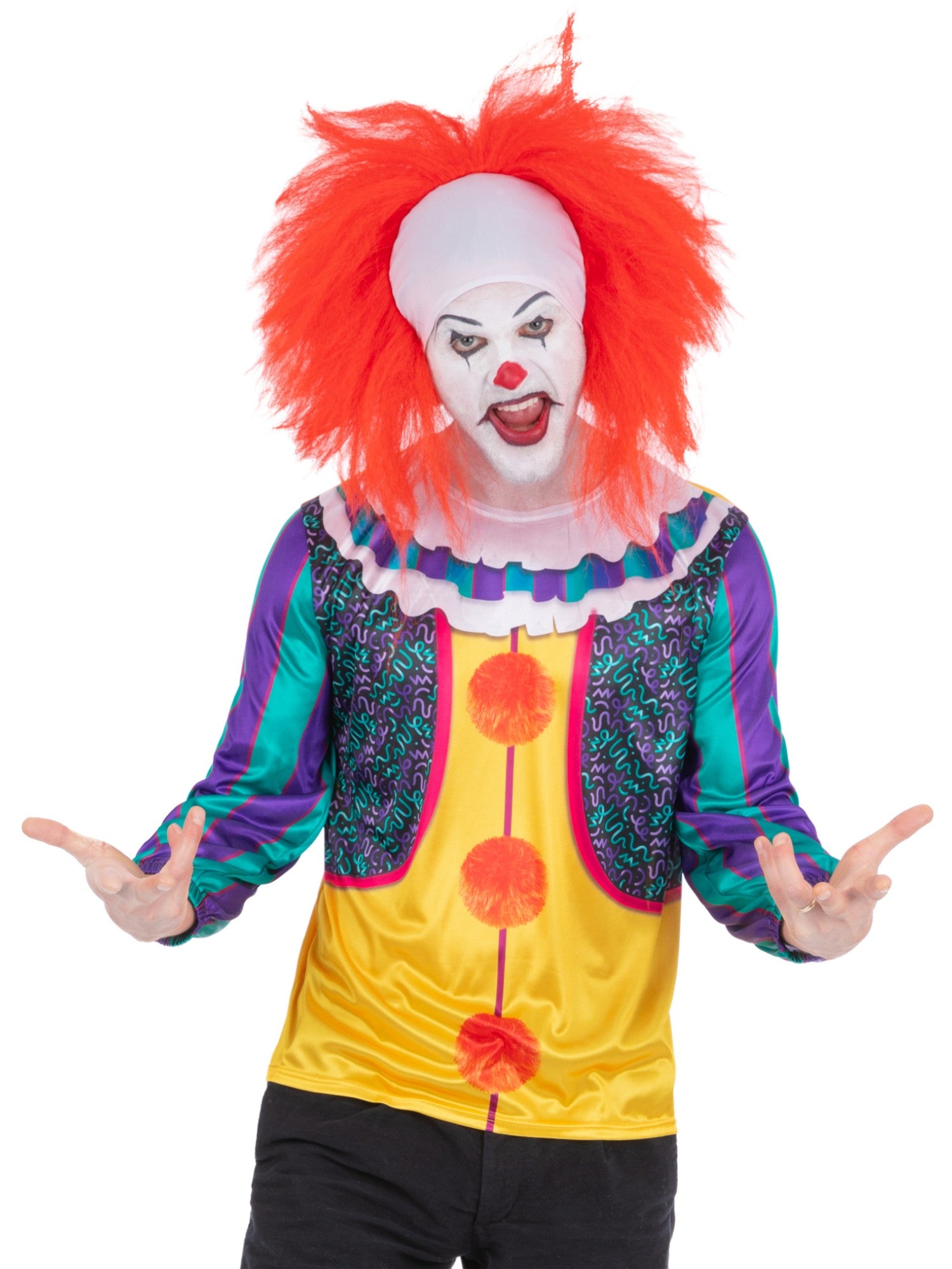 smiffys-fever-it-pennywise-oberteil-herren-bunt-gr-l image 4