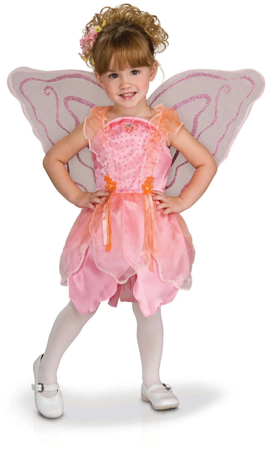 rubies-fee-kost-m-rosa-kinder-kleid-mit-fl-geln image 1