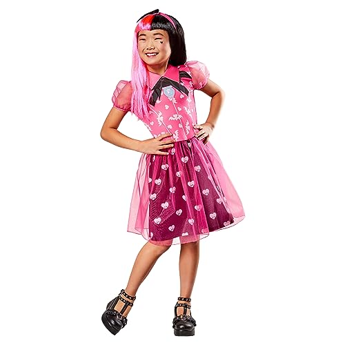 rubie-s-deluxe-draculaura-classic-kost-m-7-8-jahre-kleid-rosa image 7