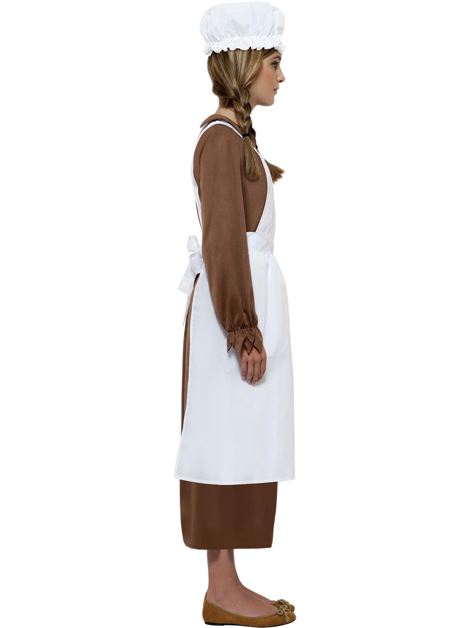 smiffys-fever-victorian-kit-m-dchenkost-m-braun-wei-sch-rze image 3