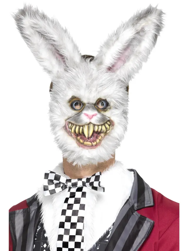 smiffys-fever-evil-white-rabbit-hasenmaske-wei image 1