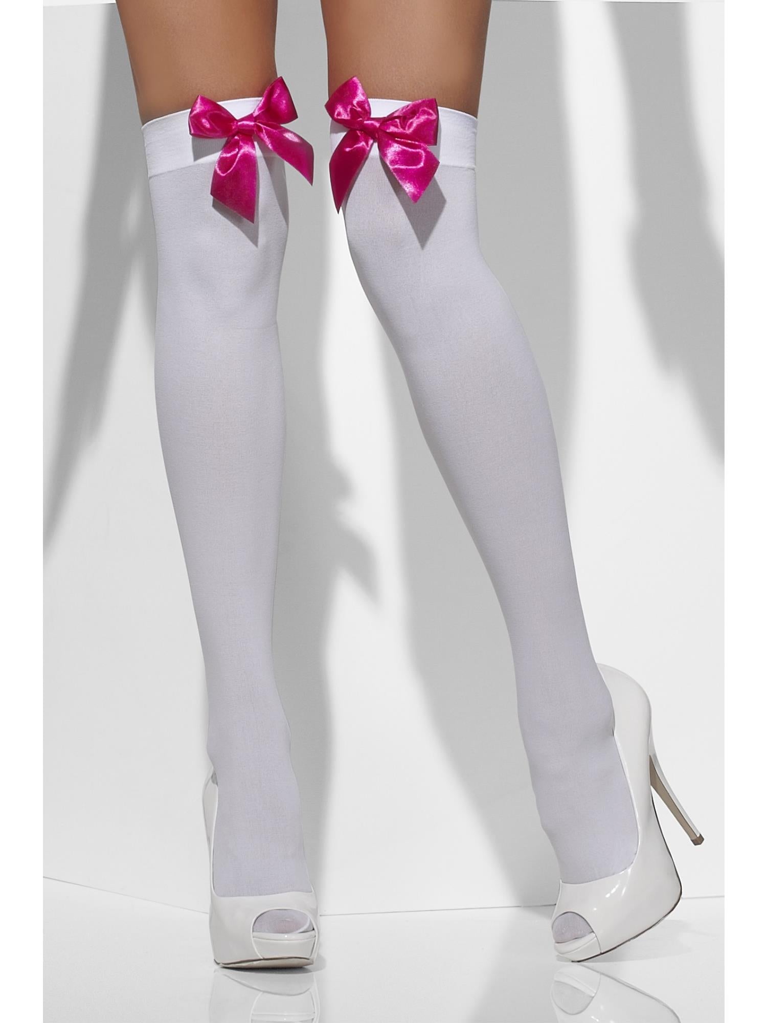 smiffys-fever-hold-ups-wei-fuchsia-schleife-blickdicht image 3