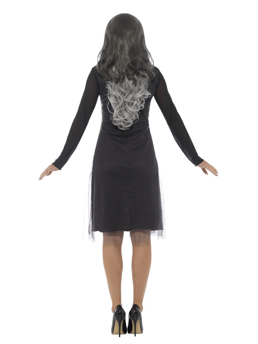 fever-skelett-kost-m-damen-schwarz-kleid-s-m image 3