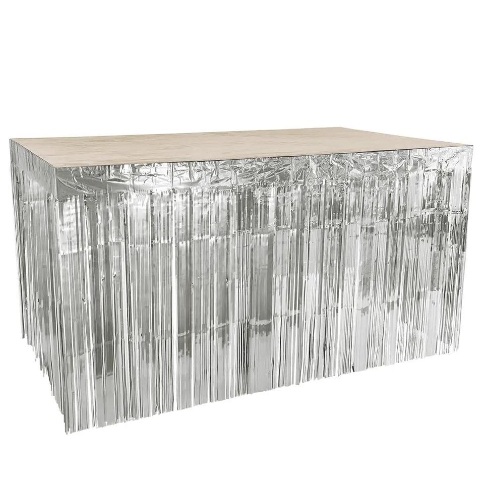boland-tischvorhang-glitzer-tischdeko-300x74-cm-silber image 1