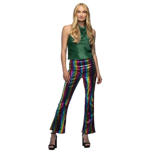 boland-rainbow-schlaghose-l-xl-stretch-bunt-70er image 5