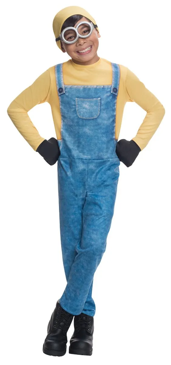 rubie-s-deluxe-minion-bob-kost-m-kinder-medium-gelb-overall image 1