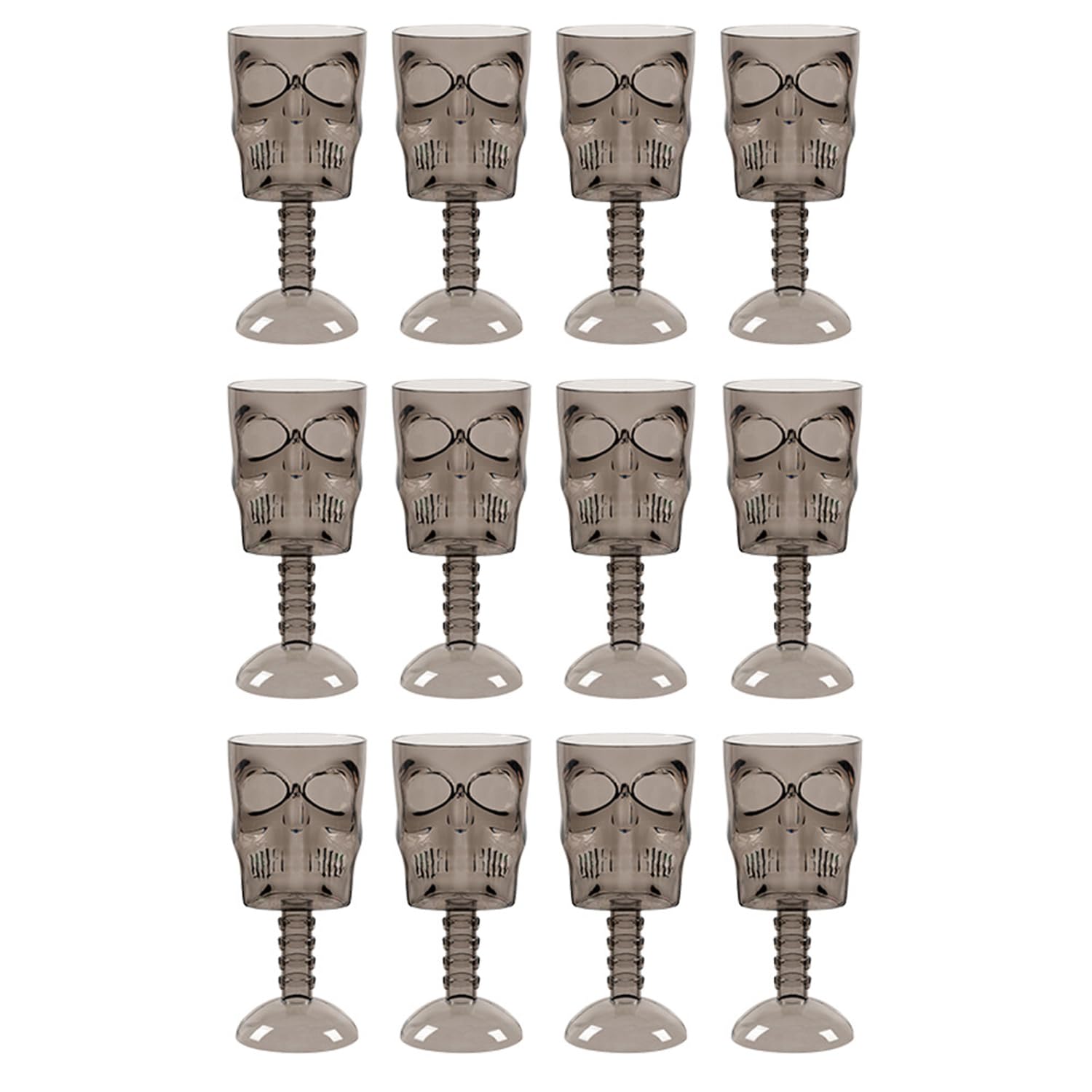 boland-totenkopf-becher-set-12-trinkbecher-halloween image 1