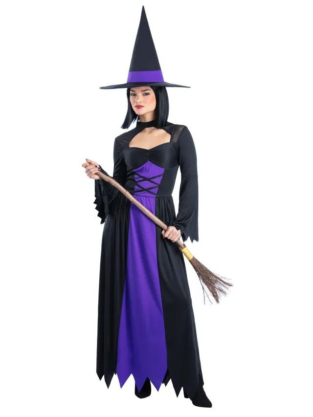 smiffys-fever-bewitched-hexenkost-m-damen-m-lila image 1