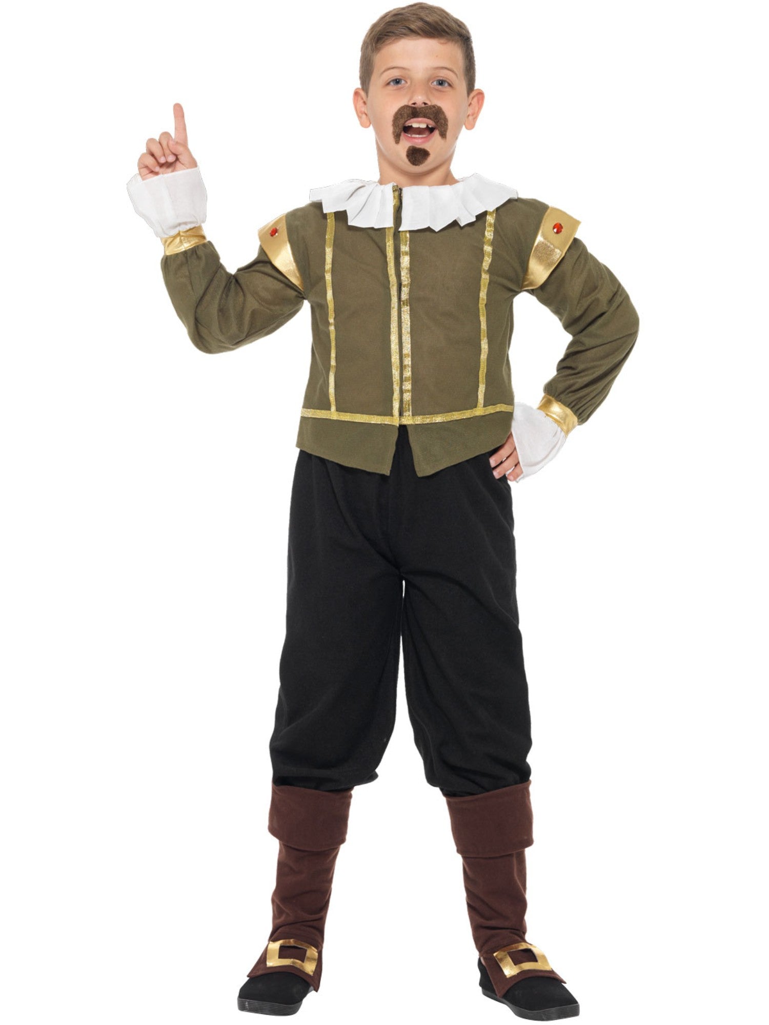 smiffys-fever-shakespeare-kinderkost-m-gr-n-10-12 image 4