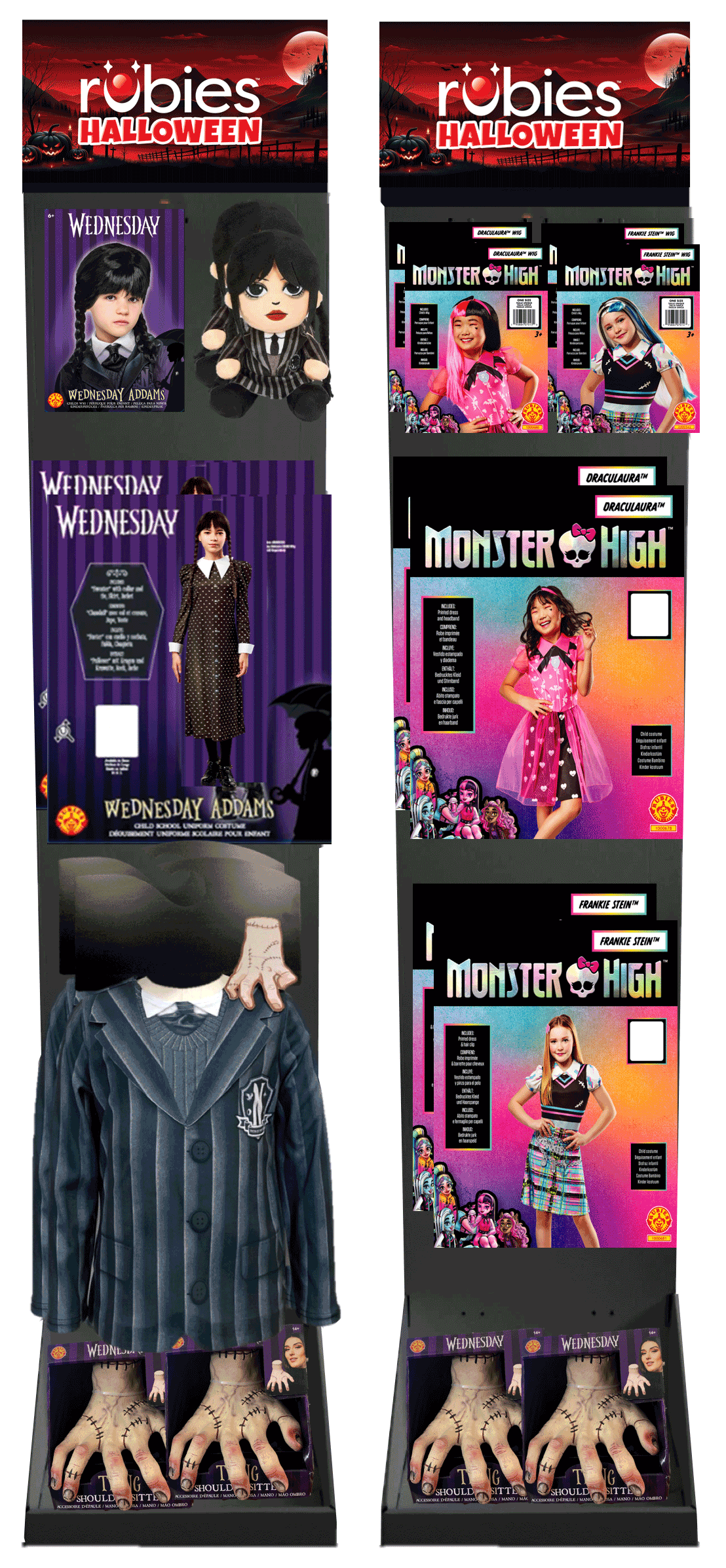 rubies-verkaufsst-nder-wednesday-monster-high-190-cm image 1