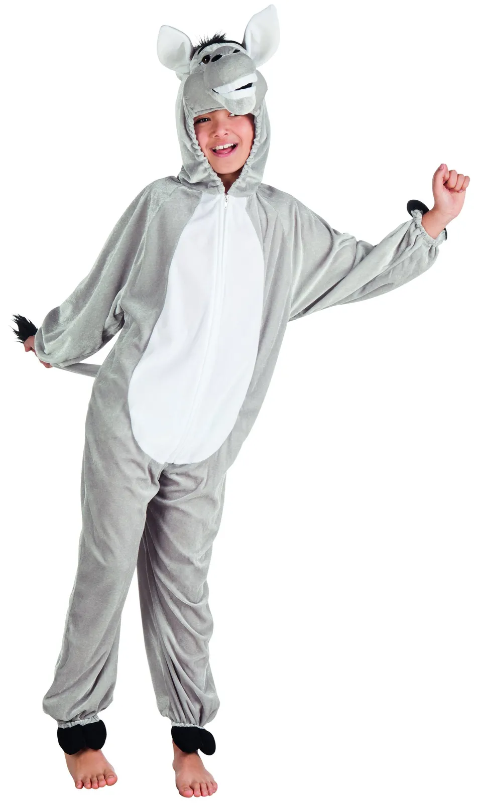 boland-esel-kost-m-kinder-pl-sch-140-cm-mit-kapuze image 1