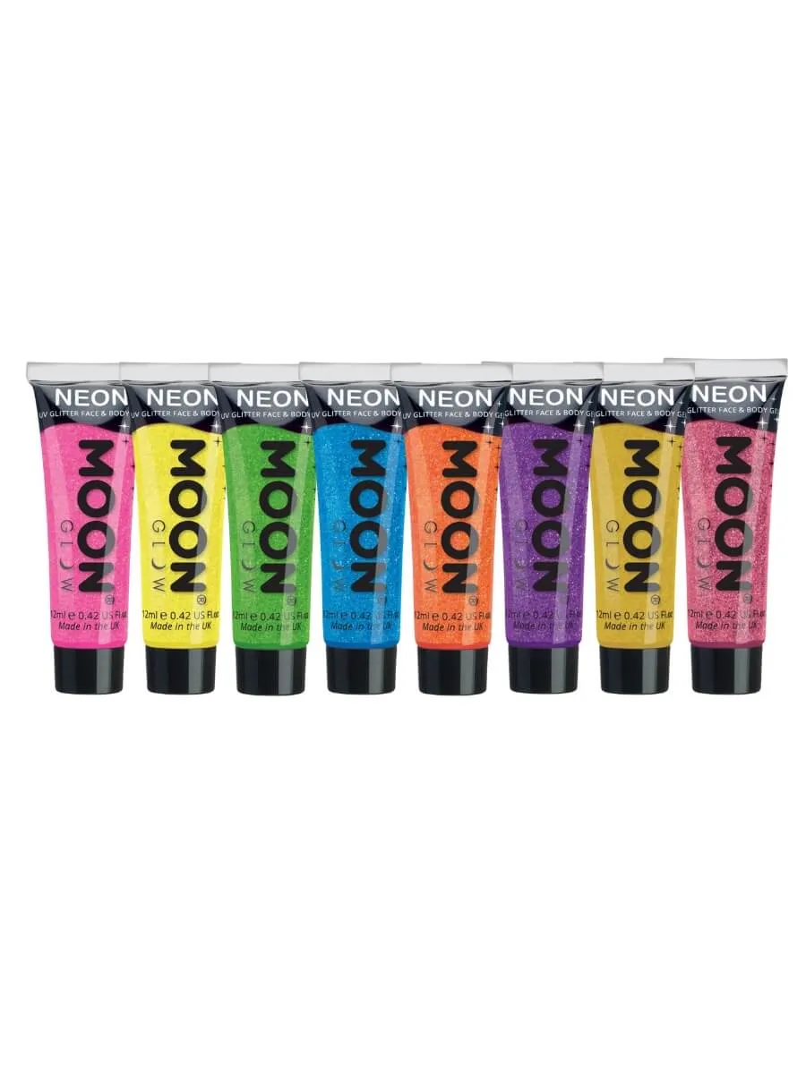smiffys-makeup-fx-glitzer-gel-neon-uv-blau-12ml image 1